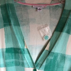 Isaac Mizrahi cardigan sweater.